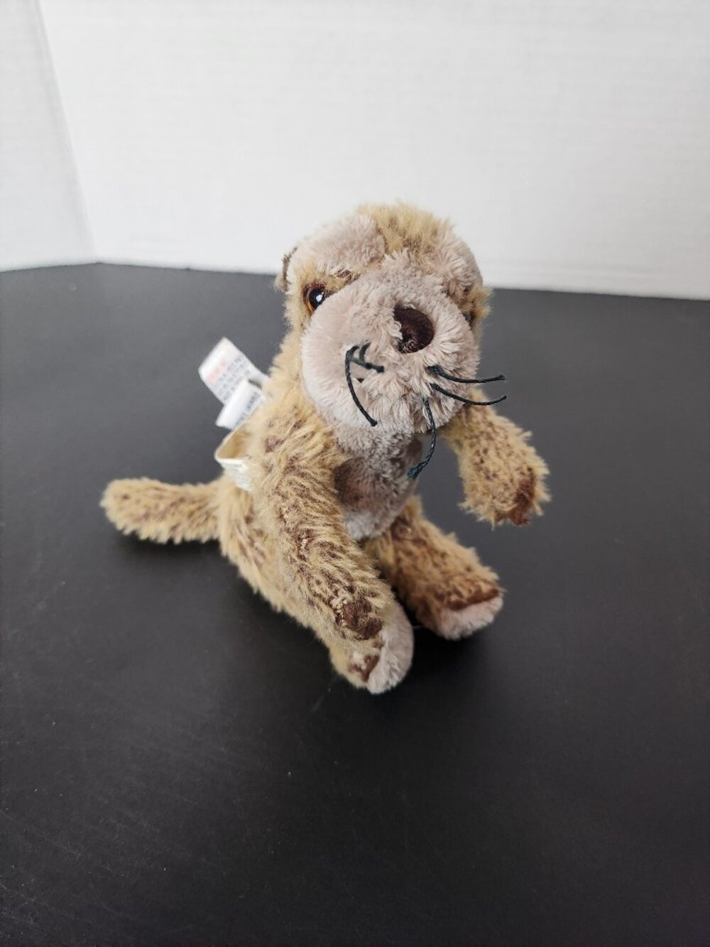 TELUS by Gund Meerkat Plush 5" Spokescritter Critter Stuffed Animal 2006 Tan